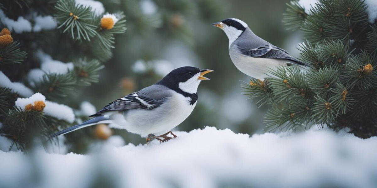 How do birds find food in the winter