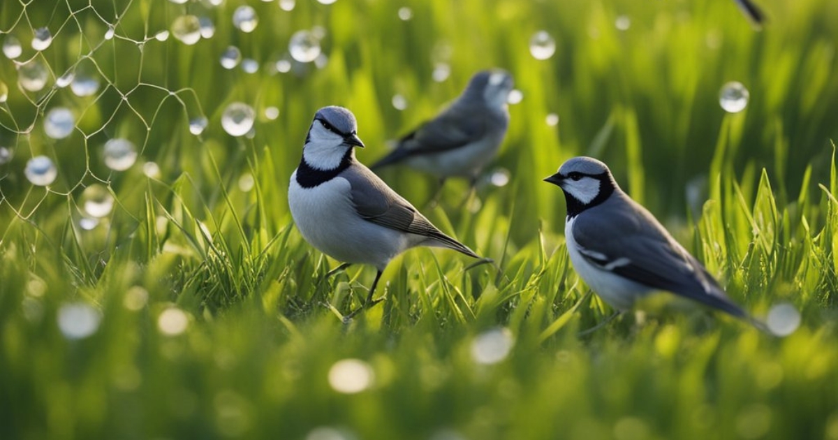 How to Keep Birds From Eating Your Grass Seed