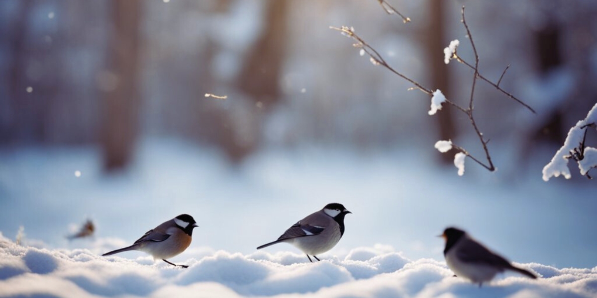 why do birds eat worms in the winter