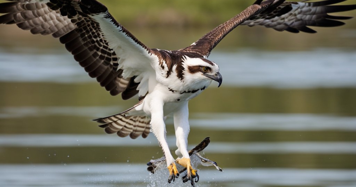 Osprey Birds Use Their Zygopteran Hunting Techniques