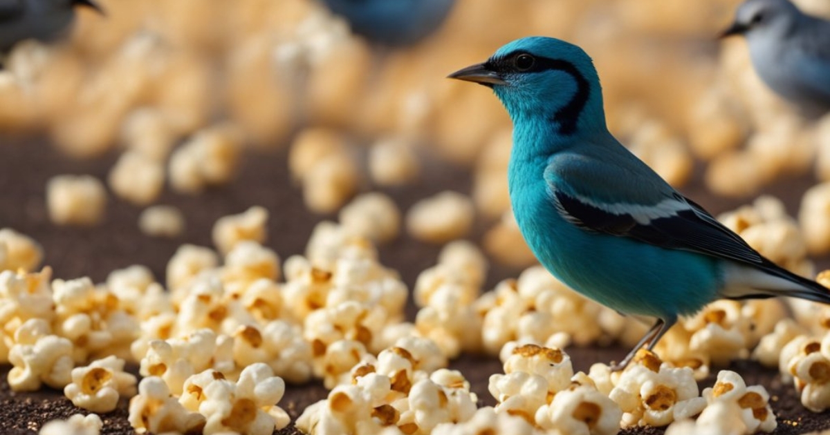 can birds eat popcorn