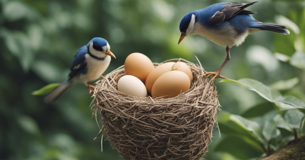 how do Birds Move Their Eggs